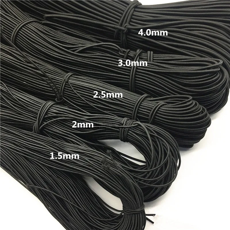 2Meter/Bag 1MM/1.5MM/2MM/2.5MM/3MM/4MM/5MM High-Quality Round Elastic Band Elastic Rope Rubber Band DIY Sewing Accessories
2Meter/Bag 1MM/1.5MM/2MM/2.5MM/3MM/4MM/5MM High-Quality Round Elastic Band Elastic Rope Rubber Band DIY Sewing Accessories