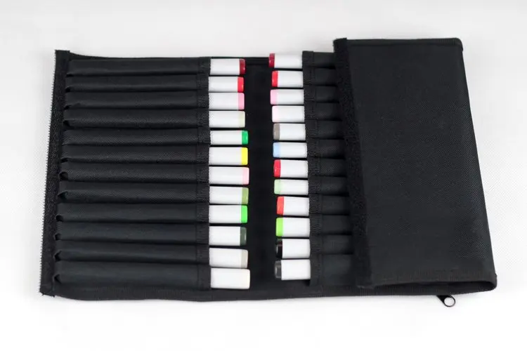 Folding marker pen bags for copic markers /marker pen case/can hold 24 pcs markers,freeshipping
Folding marker pen bags for copic markers /marker pen case/can hold 24 pcs markers,freeshipping
