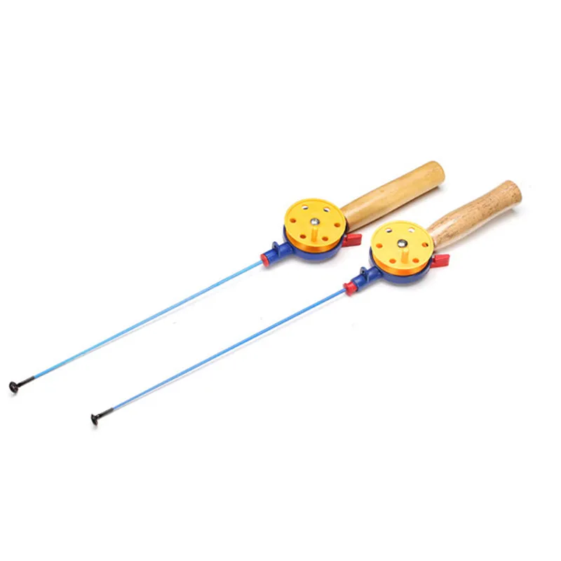 Bobing Ice Fishing Rod 43.5cm 60g 2 Sections Wood/Softwood Handle Portable Fishing Accessories Winter Mini Ice Rock Fishing Pole
Bobing Ice Fishing Rod 43.5cm 60g 2 Sections Wood/Softwood Handle Portable Fishing Accessories Winter Mini Ice Rock Fishing Pole