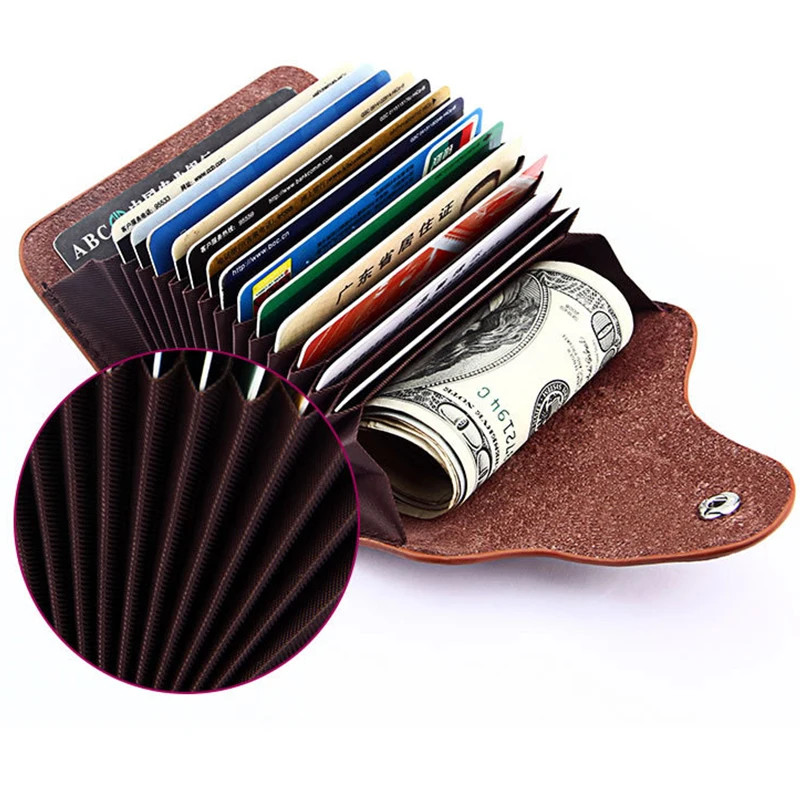 Card Holder Wallet Genuine Leather Unisex Business Men And Women Bank Credit Card Case ID Holder Female Purse Card Bags WWS067
Card Holder Wallet Genuine Leather Unisex Business Men And Women Bank Credit Card Case ID Holder Female Purse Card Bags WWS067