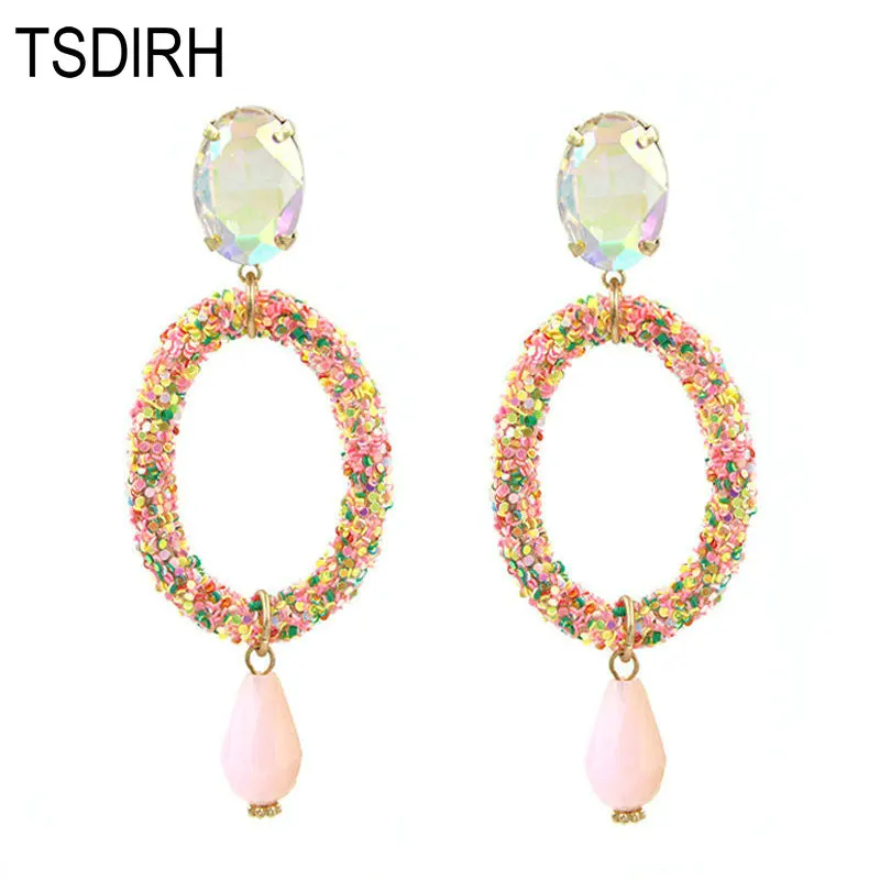 TSDlRH Resin Drop Earrings Crystal Stone Earrings For Women Oorbellen Big Earrings New Fashion Bohemian Jewelry Accessories
TSDlRH Resin Drop Earrings Crystal Stone Earrings For Women Oorbellen Big Earrings New Fashion Bohemian Jewelry Accessories