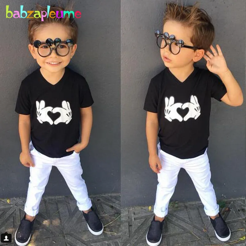 2Piece 1-5Years Baby Summer Toddler Boys Clothes Fashion Black Short Sleeve T-shirt+White Pants Children Clothing Sets BC1085-1
2Piece 1-5Years Baby Summer Toddler Boys Clothes Fashion Black Short Sleeve T-shirt+White Pants Children Clothing Sets BC1085-1