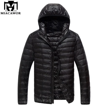 MIACAWOR New Autumn Winter Down Jacket Waterproof Duck Down Coat Hooded Casual Men Parka Outerwear Black Jacket J550
MIACAWOR New Autumn Winter Down Jacket Waterproof Duck Down Coat Hooded Casual Men Parka Outerwear Black Jacket J550