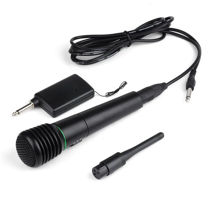 Wired or Wireless 2in1 Handheld Microphone Mic Receiver System Undirectional Gift Dropship #M07
Wired or Wireless 2in1 Handheld Microphone Mic Receiver System Undirectional Gift Dropship #M07