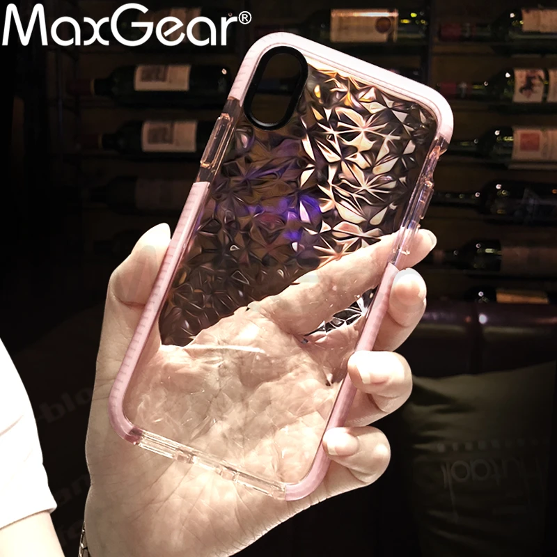 MaxGear Luxury Geometric Diamond Transparent Soft Cover For iPhone 6 6S 7 8 Plus XR XS Max Clear Case For iPhone X Water Case
MaxGear Luxury Geometric Diamond Transparent Soft Cover For iPhone 6 6S 7 8 Plus XR XS Max Clear Case For iPhone X Water Case