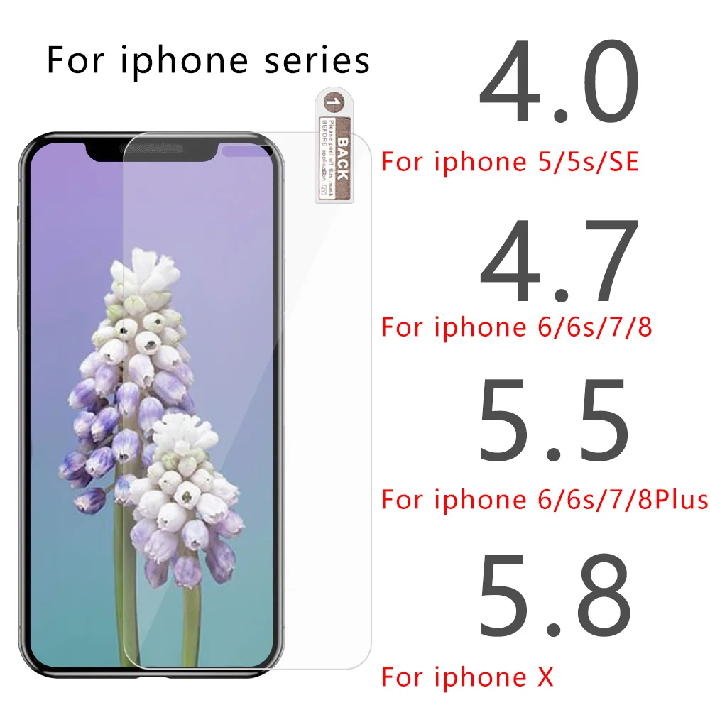 New 2PCS Premium 9H Hardness Film Full Cover Guard Tempered Glass Screen Protective Film For iPhone X 8/8 Plus 7/7 Plus 6 5
New 2PCS Premium 9H Hardness Film Full Cover Guard Tempered Glass Screen Protective Film For iPhone X 8/8 Plus 7/7 Plus 6 5