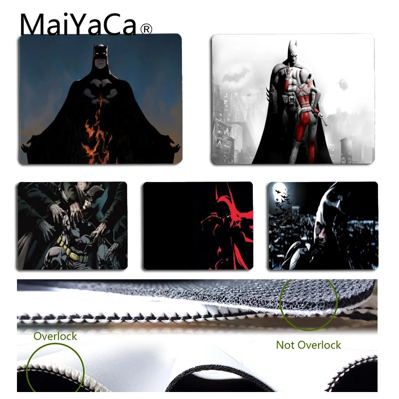 MaiYaCa Your Own Mats BLACK Batman Mouse Pad for Laptop Size for 18x22cm 25x29cm Rubber Rectangle Mousemats
MaiYaCa Your Own Mats BLACK Batman Mouse Pad for Laptop Size for 18x22cm 25x29cm Rubber Rectangle Mousemats