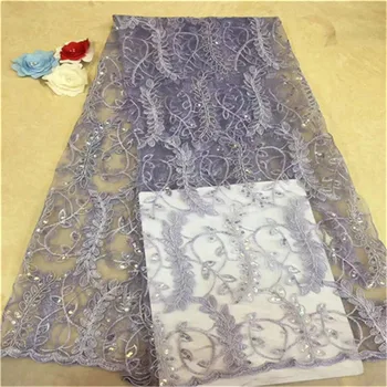 2019 Latest African Tulle Lace fabric high quality african lace fabric purple Sequins lace material for white women
2019 Latest African Tulle Lace fabric high quality african lace fabric purple Sequins lace material for white women