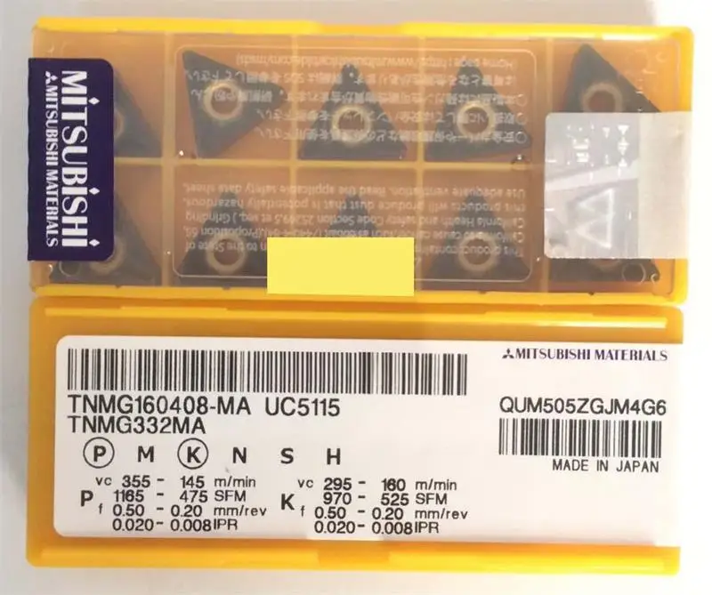 TNMG160408-MA UC5115 10pcs/lot Original Mitsubishi Turning Cutters For CNC Tool TNMG160408-MA UC5115
TNMG160408-MA UC5115 10pcs/lot Original Mitsubishi Turning Cutters For CNC Tool TNMG160408-MA UC5115