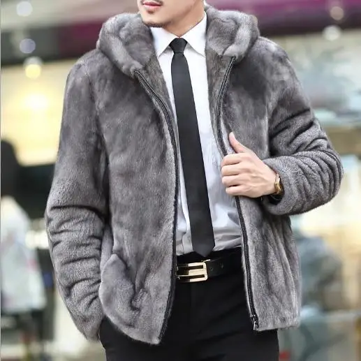 Clobee Men Coats 2019 Winter Men Faux Mink Fur Hooded Artificial Fur Coats Male Outerwear Thick Warm Plus Size Jacket Coats M469
Clobee Men Coats 2019 Winter Men Faux Mink Fur Hooded Artificial Fur Coats Male Outerwear Thick Warm Plus Size Jacket Coats M469