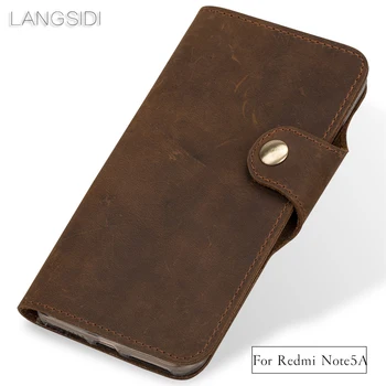 wangcangli Genuine Leather phone case leather retro flip phone case for Xiaomi Redmi Note 5A handmade mobile phone case
wangcangli Genuine Leather phone case leather retro flip phone case for Xiaomi Redmi Note 5A handmade mobile phone case