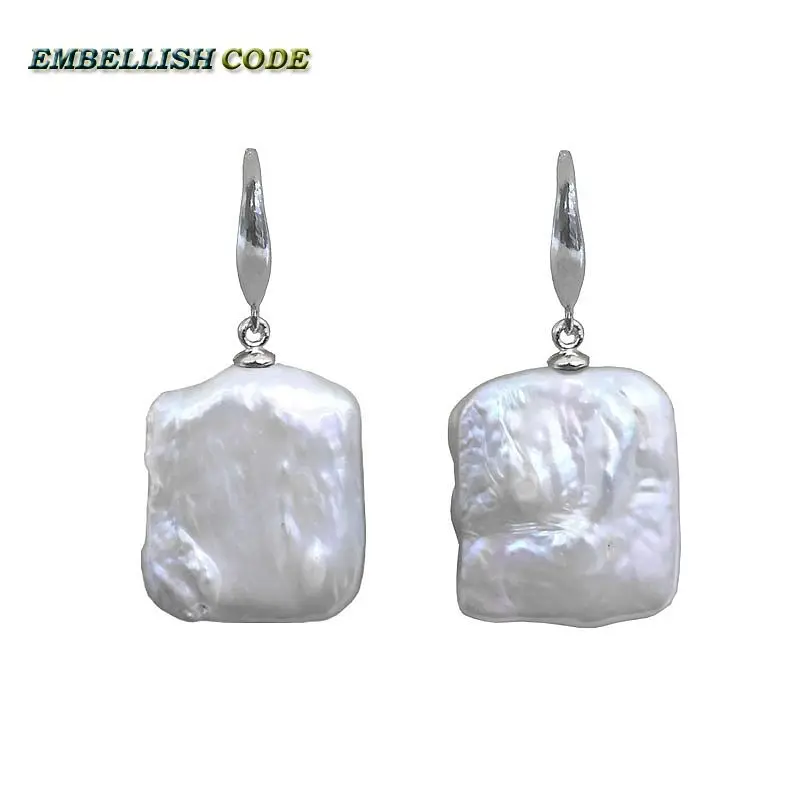 NEW KIND pearl baroque keshi hook dangle earrings Rectangle shape natural fresh water pearls Special for women fine
NEW KIND pearl baroque keshi hook dangle earrings Rectangle shape natural fresh water pearls Special for women fine