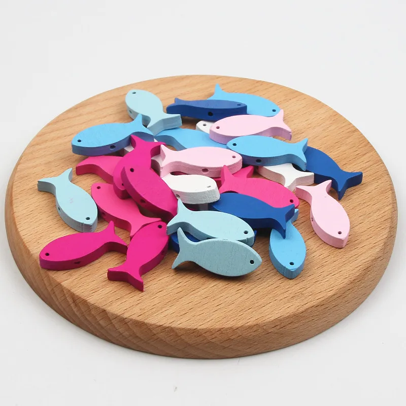 DIY 50Pcs Mixed Fish Natural Wooden Beads For Jewelry Making Fit Handmade Childs Crafts Woodwork Beaded Toys 12x29mm
DIY 50Pcs Mixed Fish Natural Wooden Beads For Jewelry Making Fit Handmade Childs Crafts Woodwork Beaded Toys 12x29mm