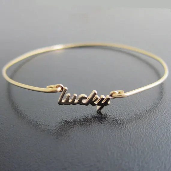 Good Luck Charm Bangle Bracelet Golden Color Gift for Friend Fashion Beautiful Jewelry for Woman YPQ0150
Good Luck Charm Bangle Bracelet Golden Color Gift for Friend Fashion Beautiful Jewelry for Woman YPQ0150