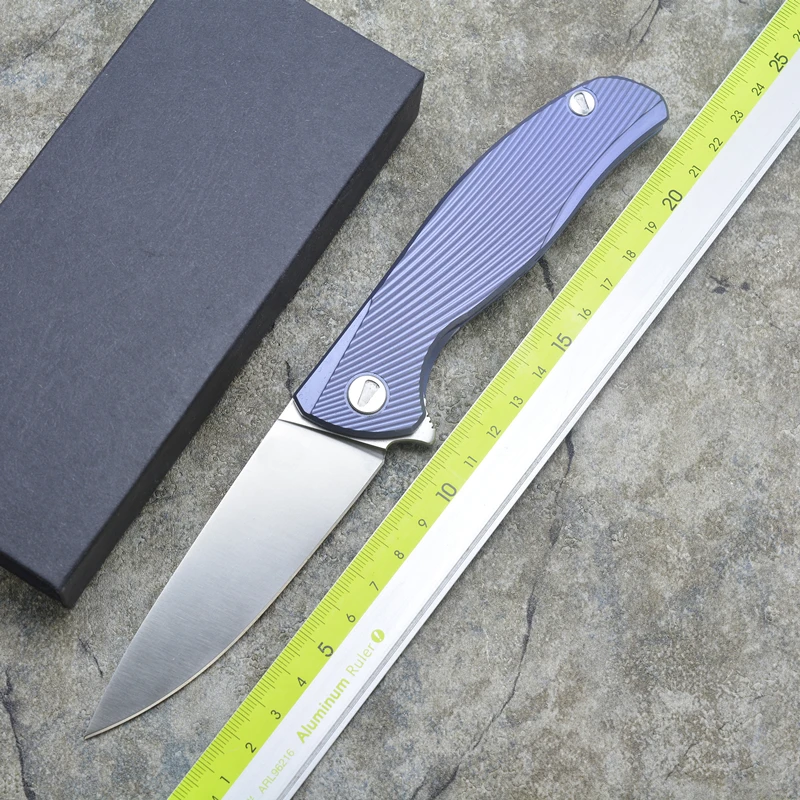 IceBreaker Flip Folding Knife Ball Bearing D2 Blade TC4 Titanium Handle Camping Outdoor Multipurpose Hunting EDC Tool
IceBreaker Flip Folding Knife Ball Bearing D2 Blade TC4 Titanium Handle Camping Outdoor Multipurpose Hunting EDC Tool
