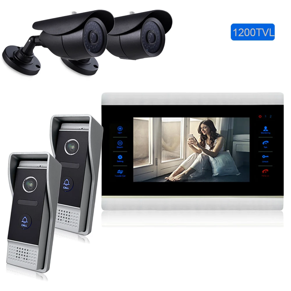 Homefong 10Inch Monitor Video Door Phone Intercom Doorbell Camera Intercom Video Intercom Door bell Phone System 
Homefong 10Inch Monitor Video Door Phone Intercom Doorbell Camera Intercom Video Intercom Door bell Phone System