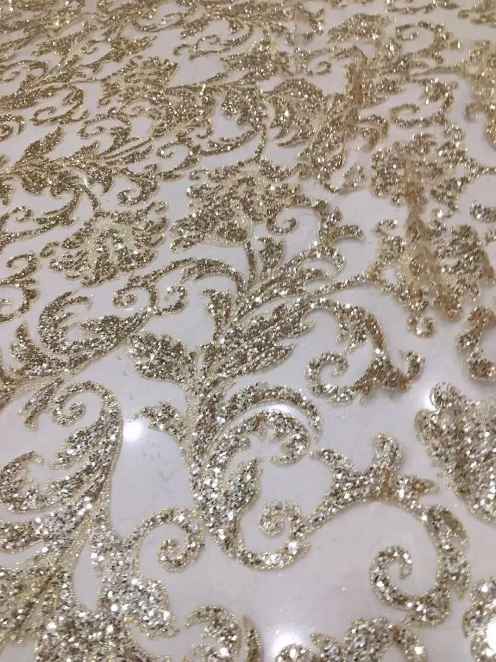 special glued glitter lace fabric ZH-1616 top sale glitter mesh material for evening dress 5 yards
special glued glitter lace fabric ZH-1616 top sale glitter mesh material for evening dress 5 yards