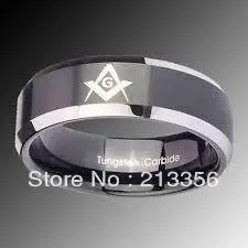 E&C JEWELRY Free Shipping! Wholesales Price!USA Hot Selling Tungsten Carbide One 8MM Black Freemason Masonic Master Wedding Ring
E&C JEWELRY Free Shipping! Wholesales Price!USA Hot Selling Tungsten Carbide One 8MM Black Freemason Masonic Master Wedding Ring