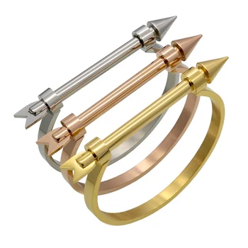 74mm Arrow bangle bracelet trendy peculiar jewelry stainless steel round screw bangle for women men best gift BG0017
74mm Arrow bangle bracelet trendy peculiar jewelry stainless steel round screw bangle for women men best gift BG0017