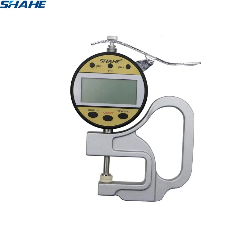 shahe digital thickness gauge 0-10 mm 0.01 mm leather thickness gauge glass thickness gauge measuring tool
shahe digital thickness gauge 0-10 mm 0.01 mm leather thickness gauge glass thickness gauge measuring tool