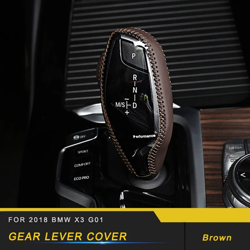 DIY Car Gear Shift Collars Hand Brake Leather Sewing Cover Frame Interior Accessories for 2018 2019 BMW X3 G01 X4 G02 
DIY Car Gear Shift Collars Hand Brake Leather Sewing Cover Frame Interior Accessories for 2018 2019 BMW X3 G01 X4 G02