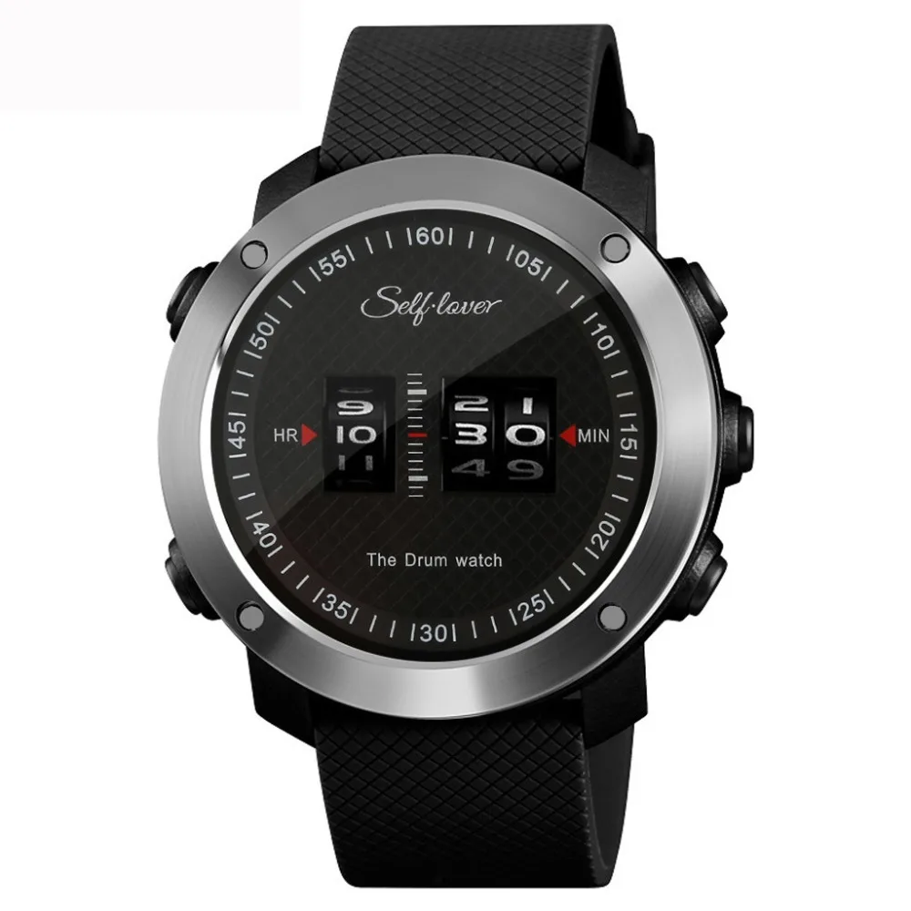 2019 Fashion Men Sport Watches Male Drum Roll Watch Stunning Unique Quartz Clock Silicone Strap Wristwatch Relogio Masculino DD4
2019 Fashion Men Sport Watches Male Drum Roll Watch Stunning Unique Quartz Clock Silicone Strap Wristwatch Relogio Masculino DD4
