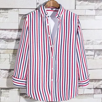 Spring Autumn New Men Striped Dress Shirt Long Sleeved Fashion Slim Fit Lightweight Button-down Classic Male Smart Casual Shirts
Spring Autumn New Men Striped Dress Shirt Long Sleeved Fashion Slim Fit Lightweight Button-down Classic Male Smart Casual Shirts