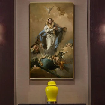The Immaculate Conception Canvas Paintings Reproductions World Famous Artwork By Tiepolo Canvas Art Prints Home Wall Decoration
The Immaculate Conception Canvas Paintings Reproductions World Famous Artwork By Tiepolo Canvas Art Prints Home Wall Decoration