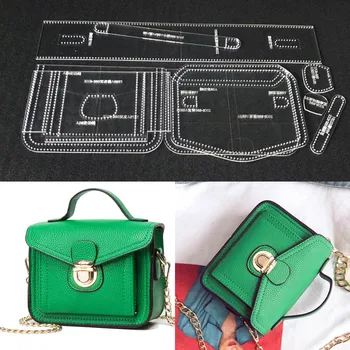 Acrylic Stencil 1Set laser cut durable Template Pattern For DIY Handbag Leather Craft Sewing Pattern Sewing stencils 17x13x7cm
Acrylic Stencil 1Set laser cut durable Template Pattern For DIY Handbag Leather Craft Sewing Pattern Sewing stencils 17x13x7cm