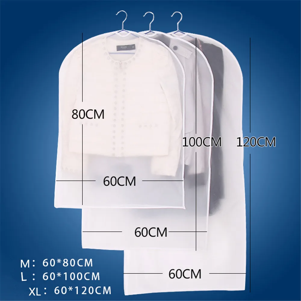 Clothing Covers Clear Suit Bag Moth Proof Garment Bags Breathable Zipper Dust Cover Storage Bags For Suit Dance Clothes
Clothing Covers Clear Suit Bag Moth Proof Garment Bags Breathable Zipper Dust Cover Storage Bags For Suit Dance Clothes