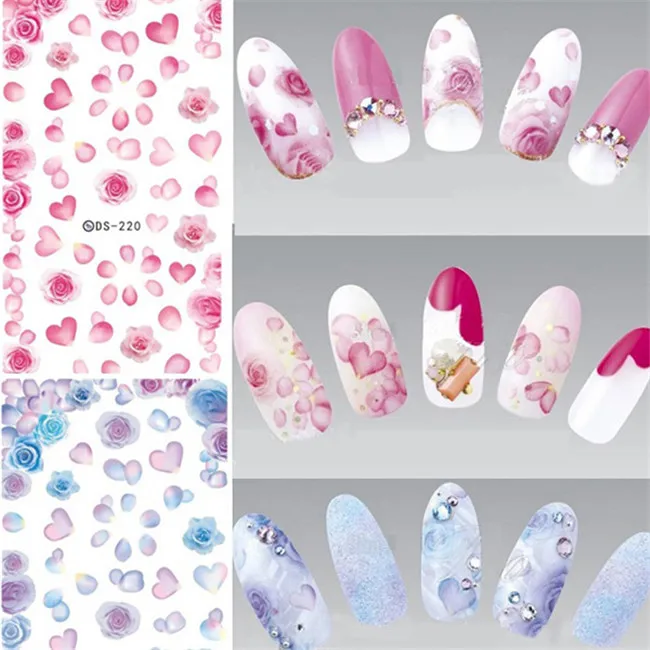 Colorful Nail Art Water Decals
