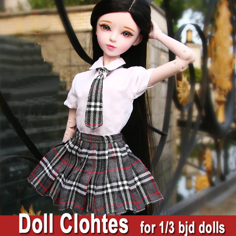 Handmade Doll Clothes for Dolls Fashion School Uniform Girl Dress for 55-60cm or 1/3 Bjd Jointed Doll Toys Dolls Accessories
Handmade Doll Clothes for Dolls Fashion School Uniform Girl Dress for 55-60cm or 1/3 Bjd Jointed Doll Toys Dolls Accessories