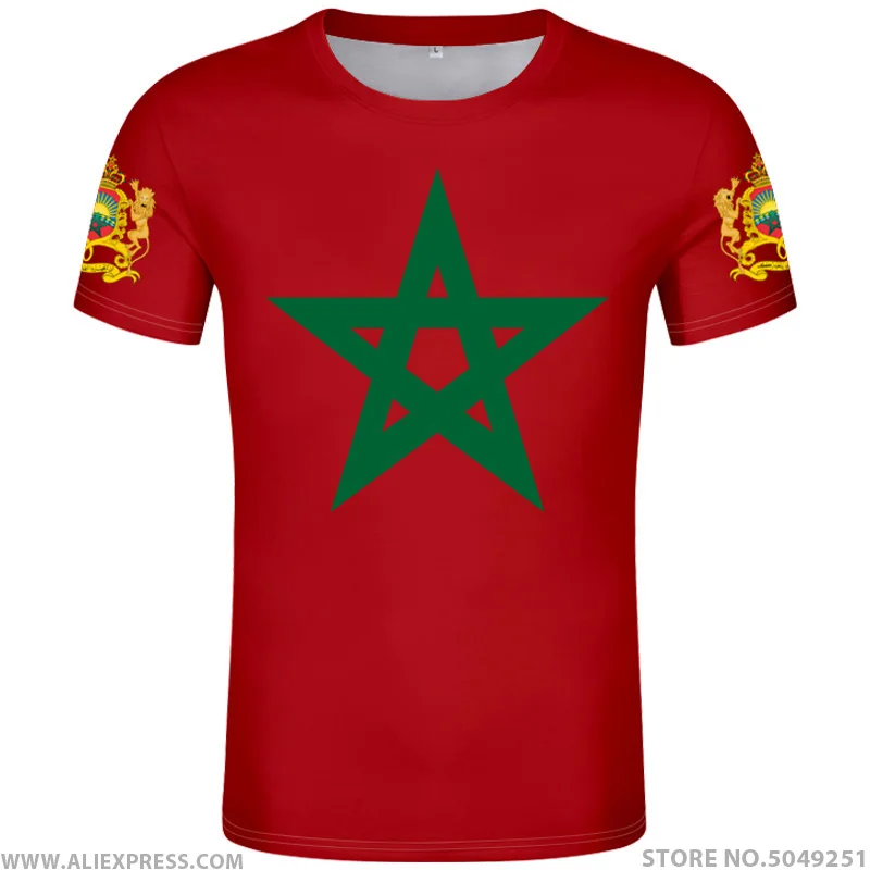 MOROCCO t shirt diy free custom made name number mar t-shirt nation flag ma kingdom arabic arab country text print photo clothes
MOROCCO t shirt diy free custom made name number mar t-shirt nation flag ma kingdom arabic arab country text print photo clothes