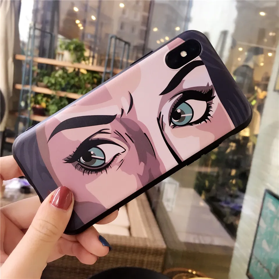 Fashion Cute Cartoon eyes Phone Case For iphone X Girls Case Soft Silicone Funny Cover For Apple iphone 7 6 6s 8 Plus Coque Capa
Fashion Cute Cartoon eyes Phone Case For iphone X Girls Case Soft Silicone Funny Cover For Apple iphone 7 6 6s 8 Plus Coque Capa