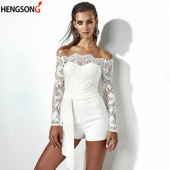 New Women Lace Strapless Jumpsuit Bodycon Playsuit Women Clubwear Beach Party Short Romper Suit 2018 Sexy Mesh Overalls
New Women Lace Strapless Jumpsuit Bodycon Playsuit Women Clubwear Beach Party Short Romper Suit 2018 Sexy Mesh Overalls