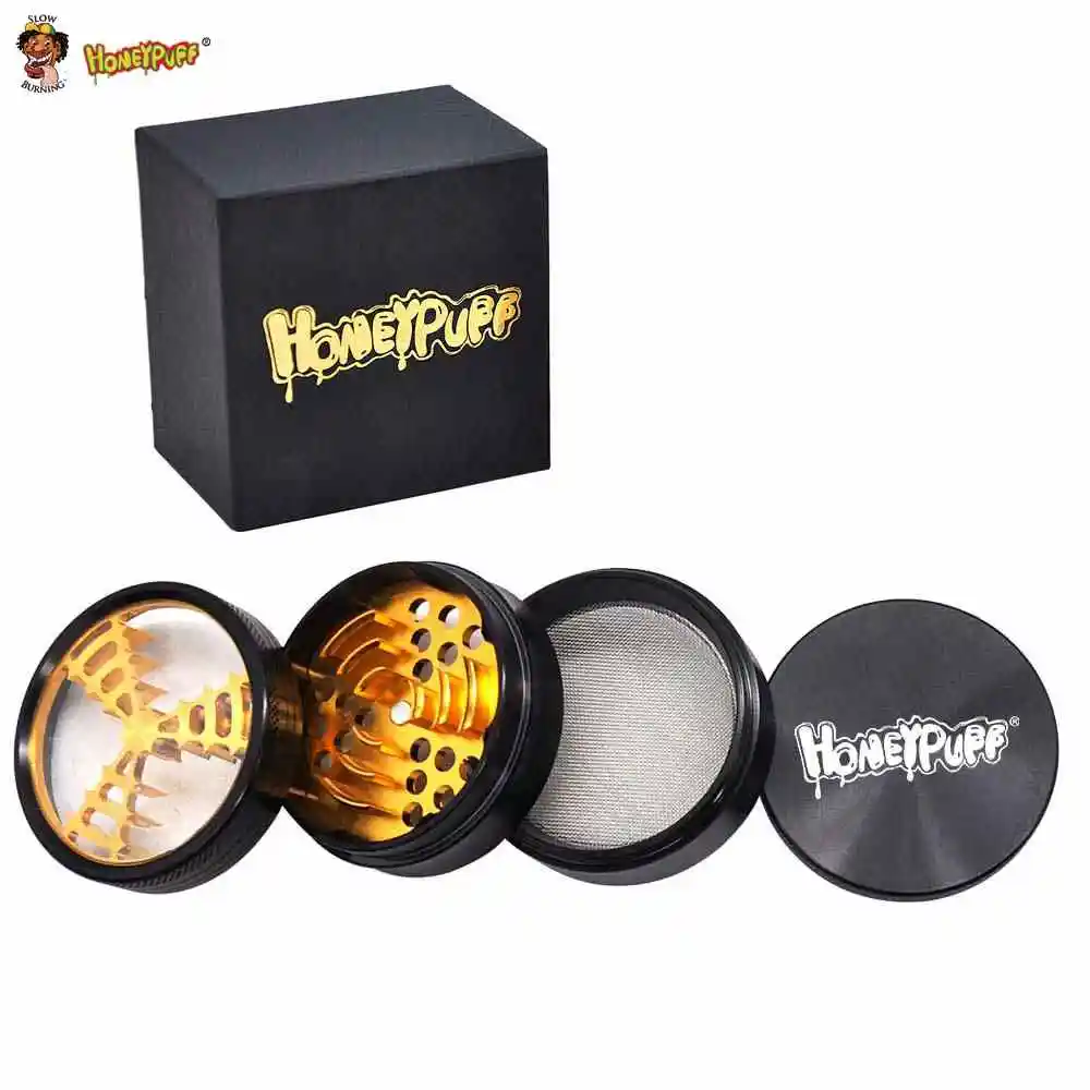 HONEYPUFF Skull Crown Tobacco Grinder Aluminum 63 MM 4 Layers Herb Grinder With Sharp Blade Teeth Spice Crusher Herb Miller
HONEYPUFF Skull Crown Tobacco Grinder Aluminum 63 MM 4 Layers Herb Grinder With Sharp Blade Teeth Spice Crusher Herb Miller