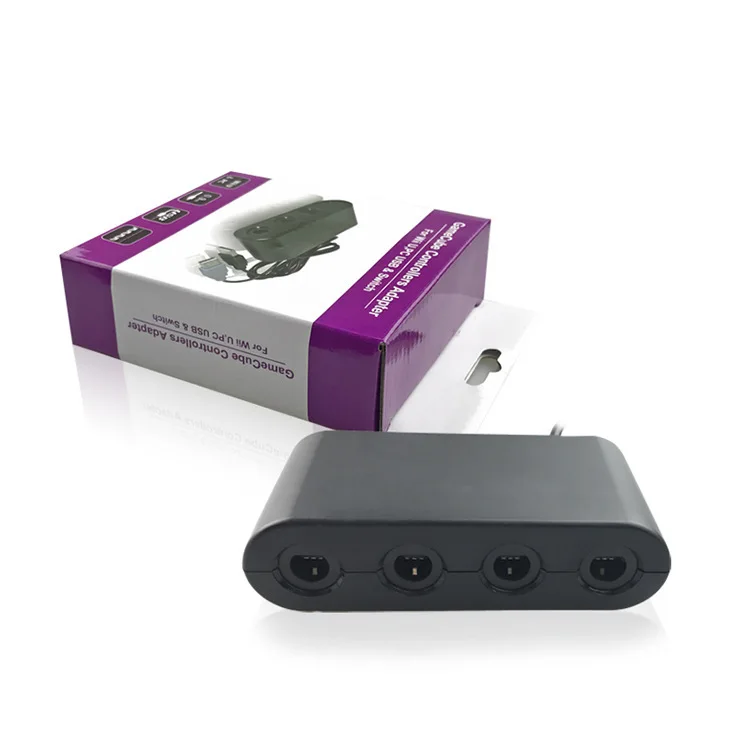 4 порта для контроллера GameCube адаптер Nintendo Switch/U Wii & PC USB SH C3S0 U6O2 C8Q1 порты Sup эмулятора