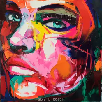 Palette knife painting portrait Palette knife Face Oil painting Impasto figure on canvas Hand painted Francoise Nielly 15-58
Palette knife painting portrait Palette knife Face Oil painting Impasto figure on canvas Hand painted Francoise Nielly 15-58