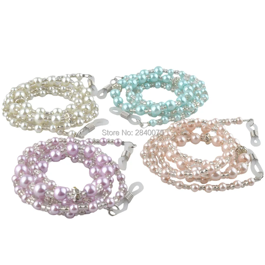 Retail High Quality Women Handmade Imitation Pearl Beaded Eyeglass Anti-slip Chains head cord 4colours
Retail High Quality Women Handmade Imitation Pearl Beaded Eyeglass Anti-slip Chains head cord 4colours