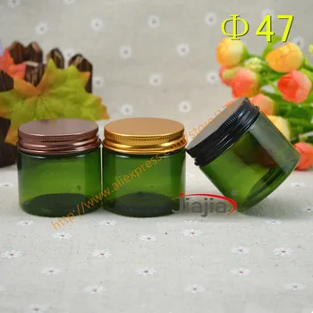 50 grams green PET Jar,50g Green Cream Cans, 50ml PET Jar with Bronze/black/gold Aluminum Cap Cream Jar Cosmetic Packaging
50 grams green PET Jar,50g Green Cream Cans, 50ml PET Jar with Bronze/black/gold Aluminum Cap Cream Jar Cosmetic Packaging
