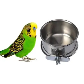 Adeeing Stainless Steel Pet Parrot Food Water Bowl Fixed Feeding Basin for Pet Birds
Adeeing Stainless Steel Pet Parrot Food Water Bowl Fixed Feeding Basin for Pet Birds