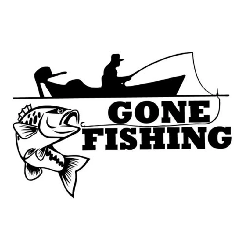 16.6cm*10.4cm Gone Fishing Fashion Stickers Decor Decal Car-Styling Cartoon S4-0033
16.6cm*10.4cm Gone Fishing Fashion Stickers Decor Decal Car-Styling Cartoon S4-0033