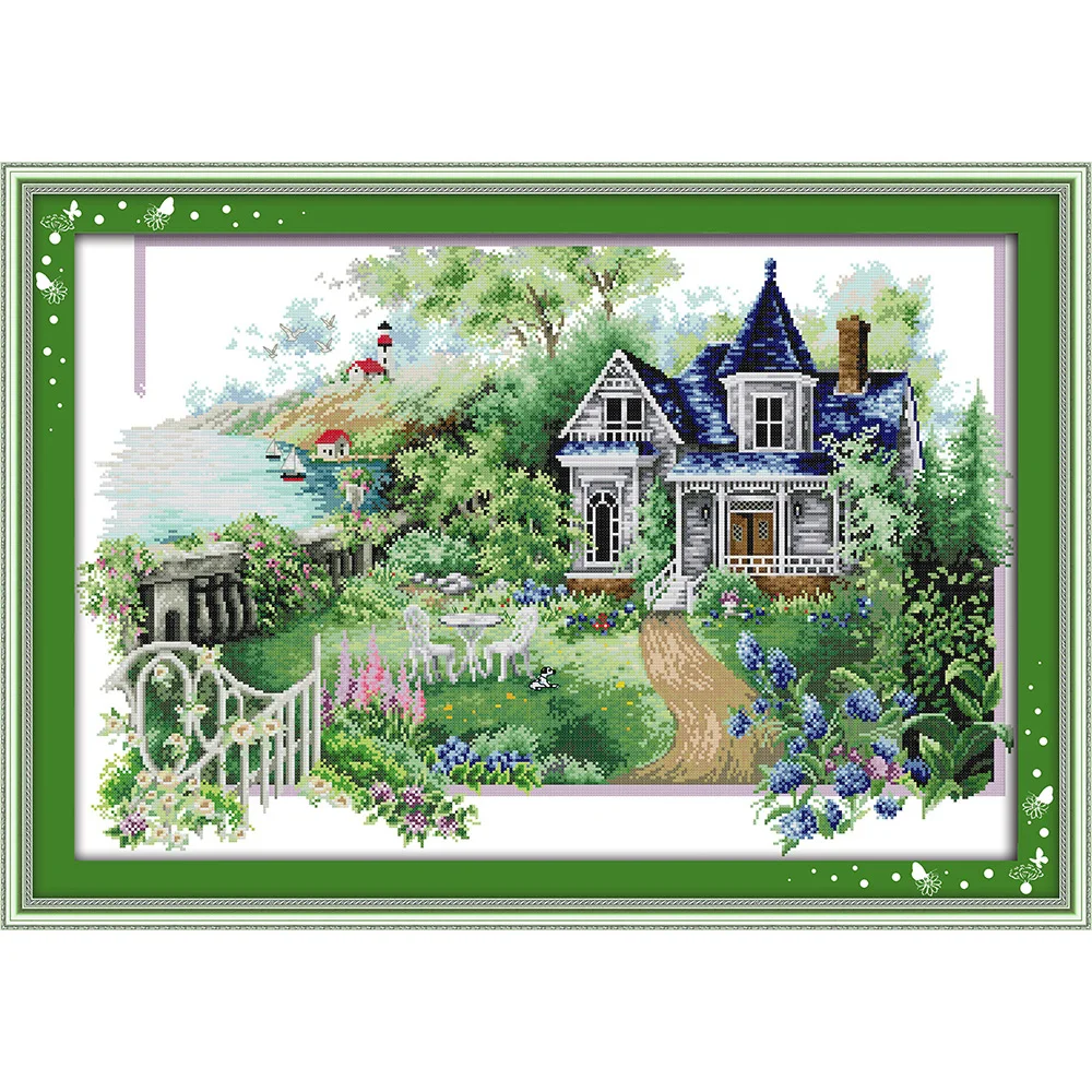 Everlasting love The summer house Chinese cross stitch kits Ecological cotton stamped 11C DIY gift new year decorations for home
Everlasting love The summer house Chinese cross stitch kits Ecological cotton stamped 11C DIY gift new year decorations for home