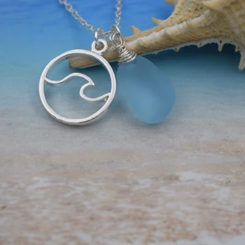 SanLan 12pcs Wave Beach blue Sea Glass Necklace Ocean Wedding Jewelry Gift for her
SanLan 12pcs Wave Beach blue Sea Glass Necklace Ocean Wedding Jewelry Gift for her