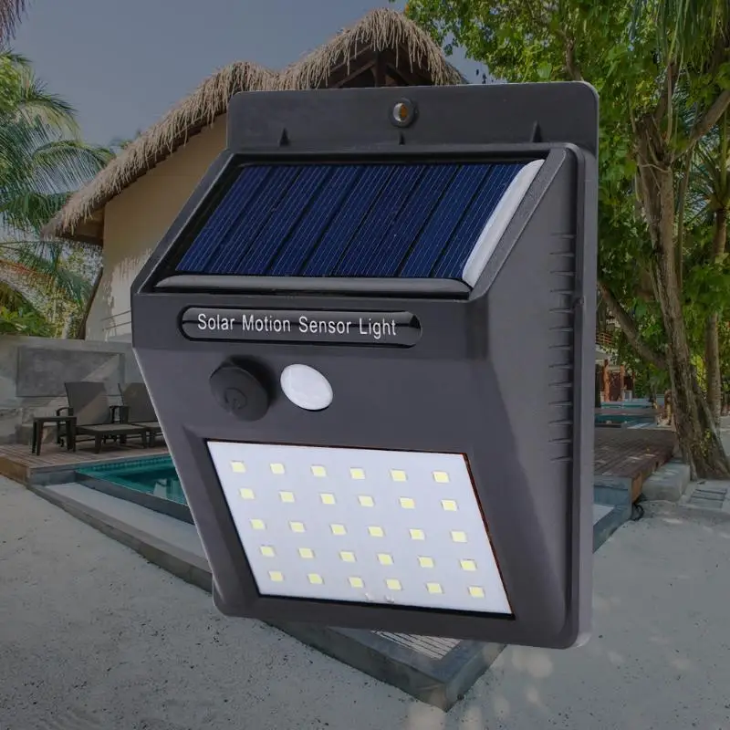 Mailbox - 30 LEDs Solar Light PIR Motion Sensor Solar Garden Light Waterproof Outdoor Energy Saving Street Yard Path Home Lamp