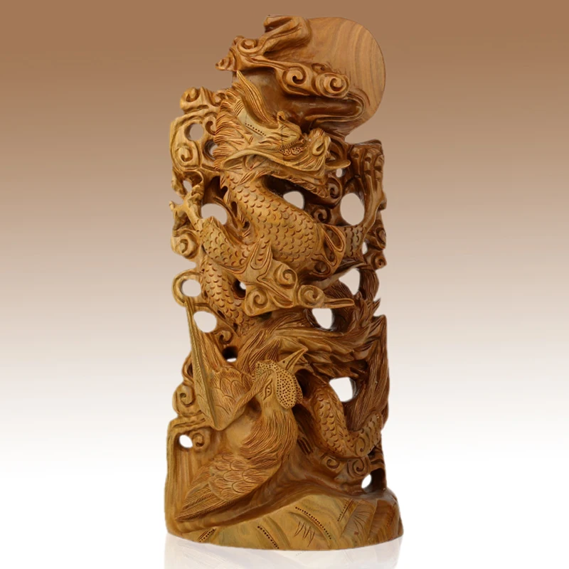 Ya Xuanzhai mahogany crafts wood carving decoration Feng Shui Green Sandalwood Phoenix Business birthday gift
Ya Xuanzhai mahogany crafts wood carving decoration Feng Shui Green Sandalwood Phoenix Business birthday gift