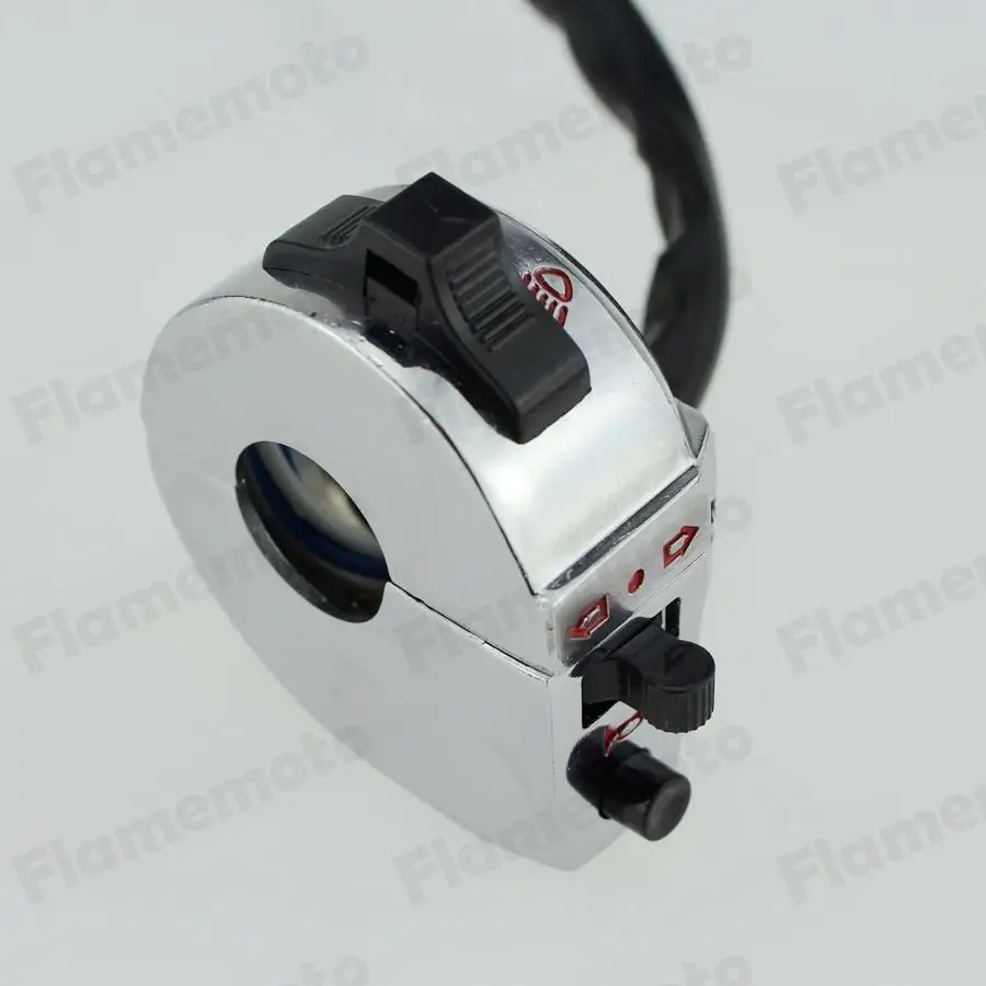 Chrome Motorcycle parts ATV Control High/Low Beam Turn Signal Light Horn Left Handlebar Switch 22mm for Honda clignotant moto
Chrome Motorcycle parts ATV Control High/Low Beam Turn Signal Light Horn Left Handlebar Switch 22mm for Honda clignotant moto