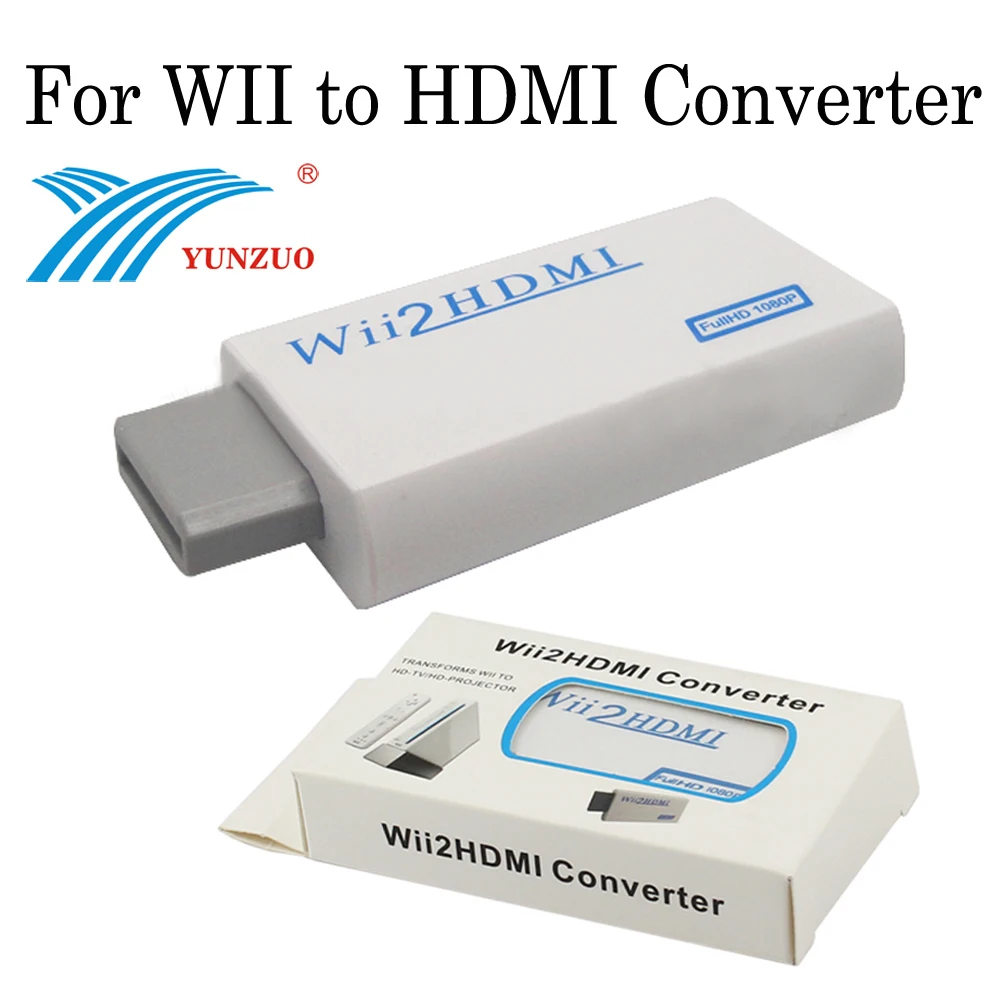 CE ROHS HDMI Adaptor for Wii to HDMI Converter with Audio Funtion 720P/1080P Analog Audio into HDMI Output TV Monitor Projector
CE ROHS HDMI Adaptor for Wii to HDMI Converter with Audio Funtion 720P/1080P Analog Audio into HDMI Output TV Monitor Projector