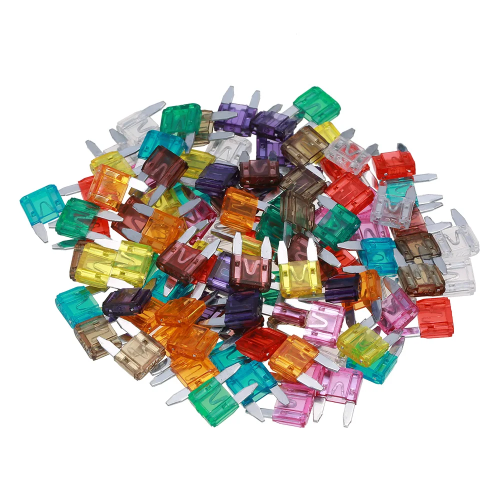 Mini Blade Fuses 100pcs Auto Car Truck Assortment Fuse Kit 3A 5A 7.5A 10A 15A 20A 25A 30A 35A 2A for bmw e46 e90 ford Honda
Mini Blade Fuses 100pcs Auto Car Truck Assortment Fuse Kit 3A 5A 7.5A 10A 15A 20A 25A 30A 35A 2A for bmw e46 e90 ford Honda