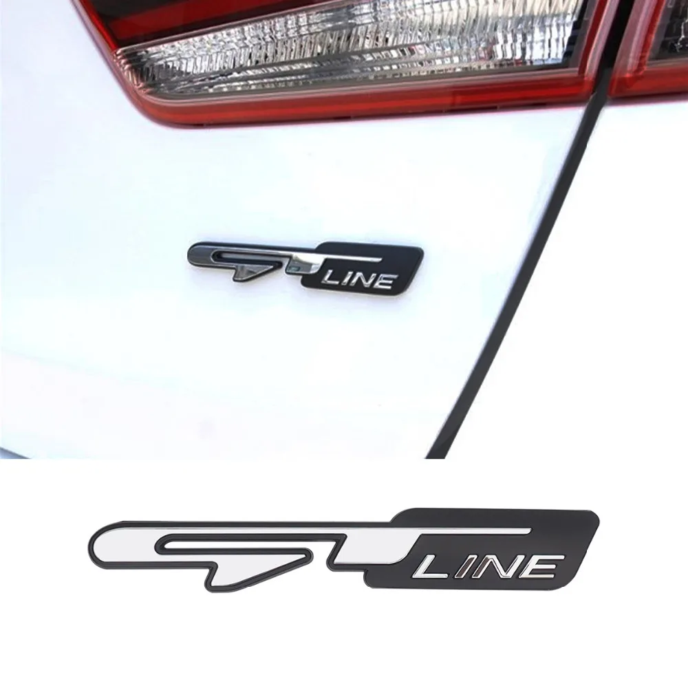 2Pcs/lot GT GT Line Logo Insignia for KIA Stinger K5 K9 Forte Ceed Optima Sportage Spectra Shuma Rear Trunk Sticker Decals 
2Pcs/lot GT GT Line Logo Insignia for KIA Stinger K5 K9 Forte Ceed Optima Sportage Spectra Shuma Rear Trunk Sticker Decals